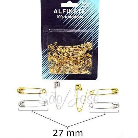 Imagem de Alfinete segur. trader ouro n. 0 c/100