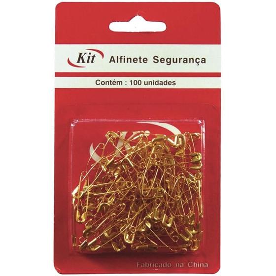 Imagem de Alfinete seguranca n.0 dourado kit