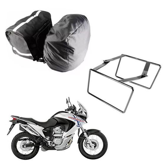 Alforge Nylon C/capa + Afastador Honda Xl 700 V Transalp Menor preço em Alforge Nylon C/capa + Afastador Honda Xl 700 V Transalp