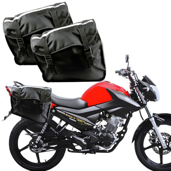 Imagem de Alforge PARA MOTOS LATERAL TRASEIRO 60L BASLU + CAPAS