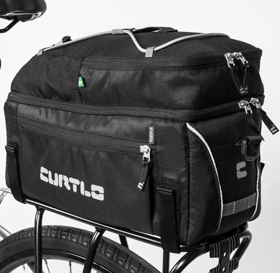 Imagem de Alforje Rack Pack Bike + Bolsa Mão E Alça Lateral - Curtlo