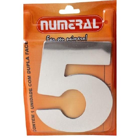 Imagem de Algarismo 5 Numeral 125mm Espelhado 300-5