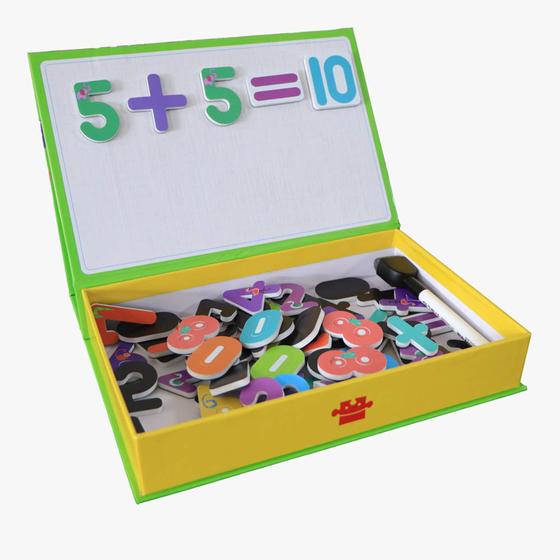 Imagem de Algarismos Numéricos Magnéticos Com Box Magnético