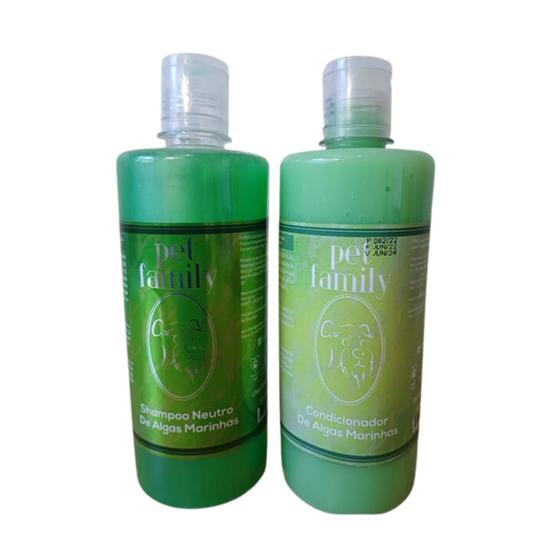 Imagem de ALGAS MARINHAS - Shampoo e Creme Condicionador Pet Family 500 ml