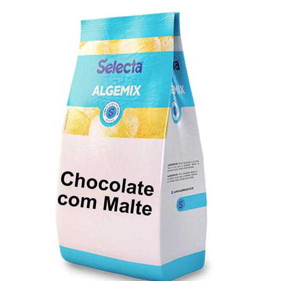 Imagem de Algemix Saborizante de Sorvete Chocolate com Malte 800g