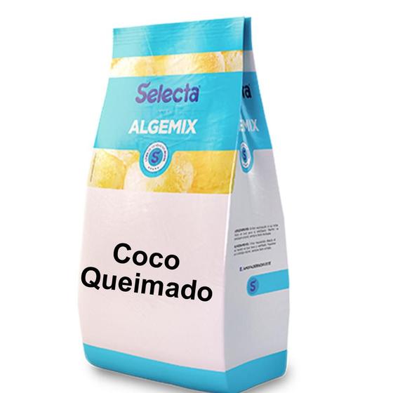 Imagem de Algemix Saborizante de Sorvete Coco Queimado 800g