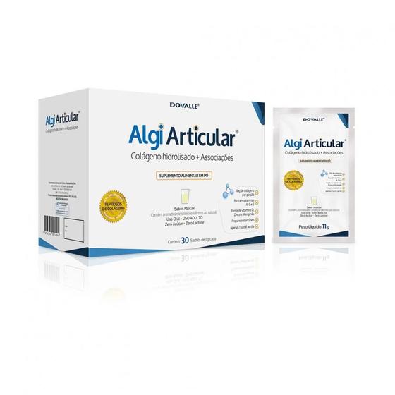 Imagem de Algi articular com 30 sachês de 11g sabor abacaxi