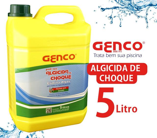 Imagem de Algicida Choque 5 Litro Genco