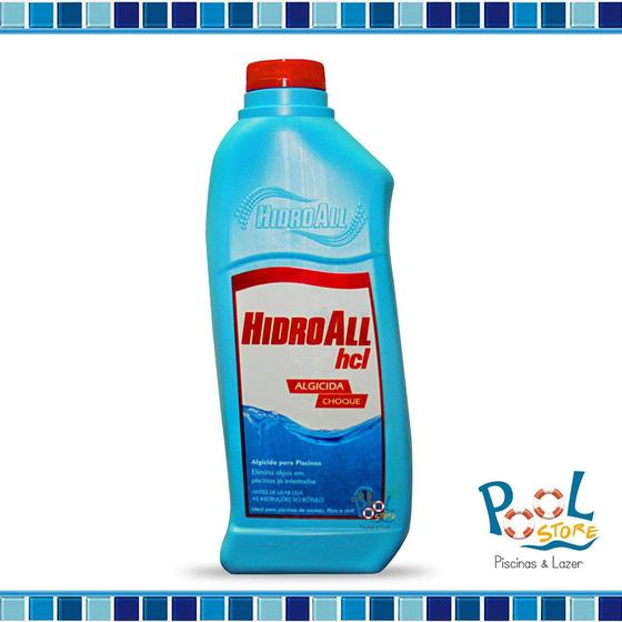 Imagem de Algicida Choque Hidroall HCL 1L