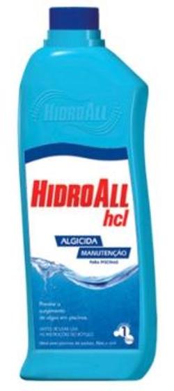Imagem de Algicida manutenção 1 ltr hcl - hidroall