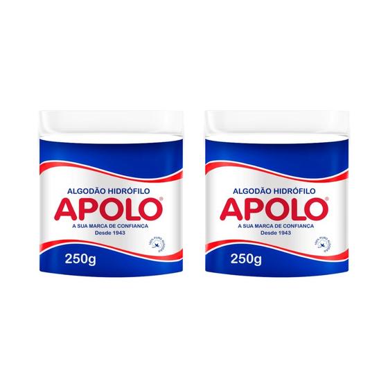 Imagem de Algodao Apolo 250g Rolo - Kit C/ 2un