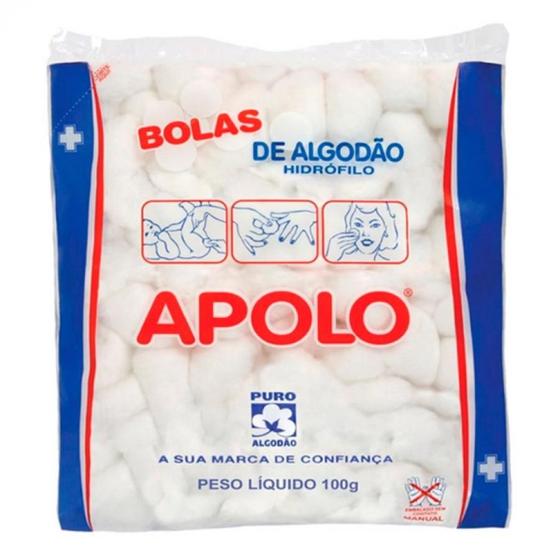 Imagem de Algodao Apolo bola, branco com 100g