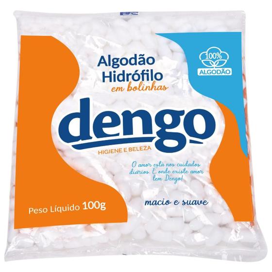 Imagem de Algodao Bola Hidrófilo Premium Maquiagem Manicure Higiene Estética Macio Suave Dengo Melhormed 100g