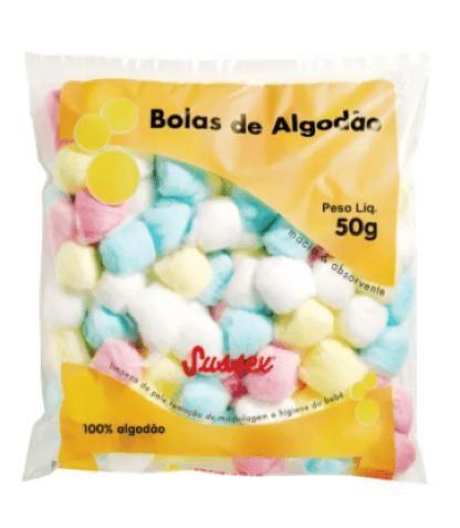 Imagem de Algodão bolas colorido - 100g  9600 - sussex 