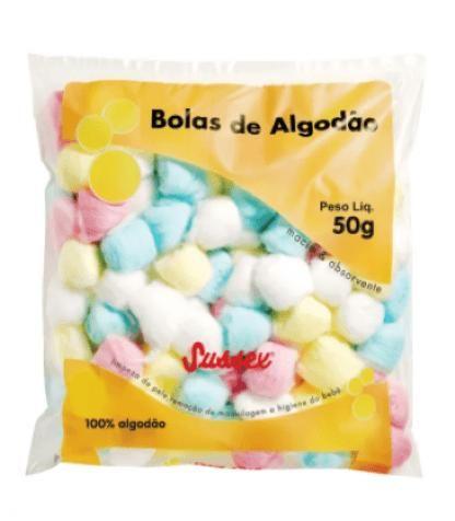 Imagem de Algodão bolas colorido - 50g  9680 - sussex 