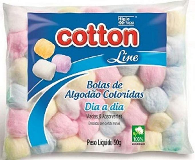 Imagem de ALGODAO COTTON BOLA COLORIDO 40g - Cotton Line