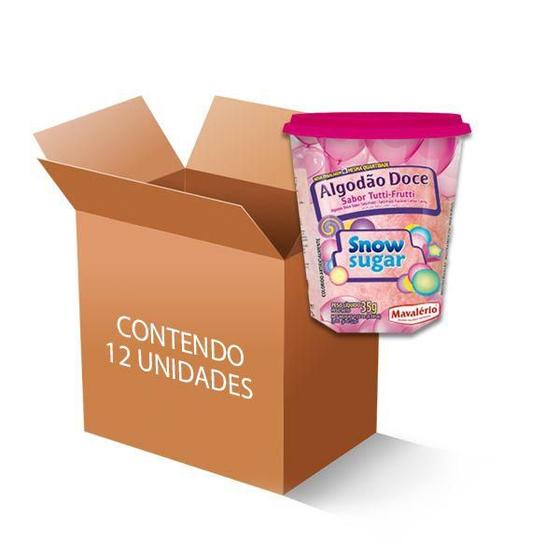 Imagem de Algodão Doce de Tutti Frutti Mavalério 12 un de 35g cada