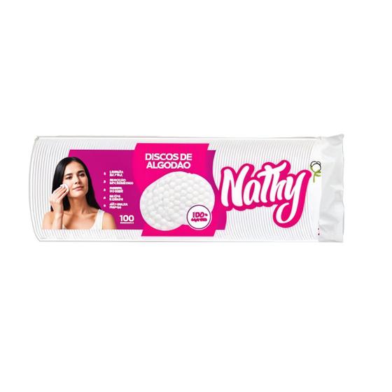 Imagem de Algodão Em Disco 100 Unidades Nathy