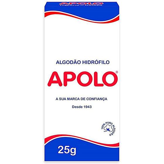 Imagem de Algodão Hidrófilo Apolo 25g
