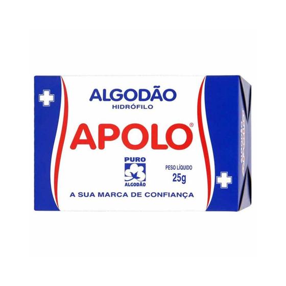 Imagem de Algodão Hidrófilo Apolo Caixa 25g