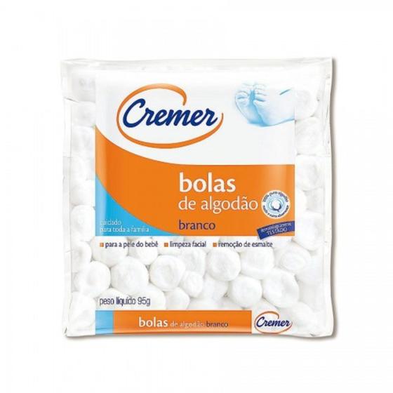 Algodão Hidrófilo Bola Cremer 95 gramas Menor preço em Algodão Hidrófilo Bola Cremer 95 gramas