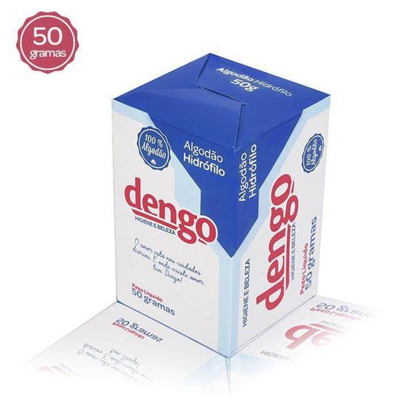Imagem de ALGODÃO HIDRÓFILO EM CAIXA 50g DENGO