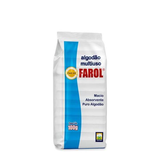 Imagem de Algodão Hidrófilo Multiuso 100G - FAROL