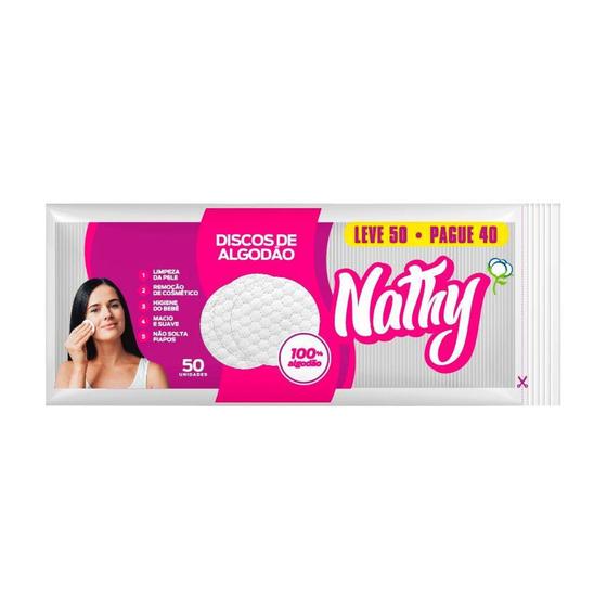 Imagem de Algodão Nathy Disco 50 Und