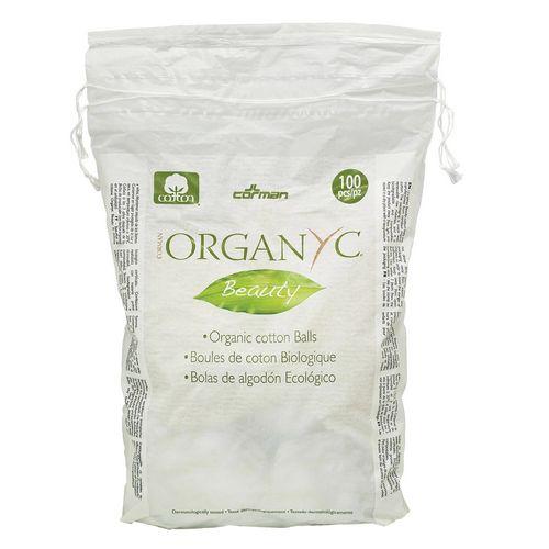 Imagem de Algodão Orgânico Organyc Beauty - 2 Pacotes com 100 Unidades