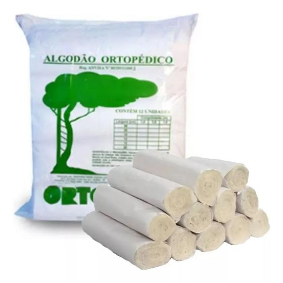 Imagem de Algodão Ortopédico Ortobom - Pacote 12 Unidades 15cm X 10mt