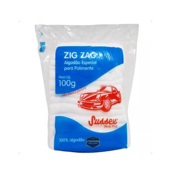 Imagem de Algodão para Polimento 10 unidades 100g - Zig-Zag