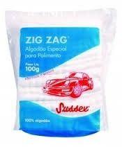 Imagem de Algodão Para Polimento 100g Zig-zag Sussex - Kit C/20