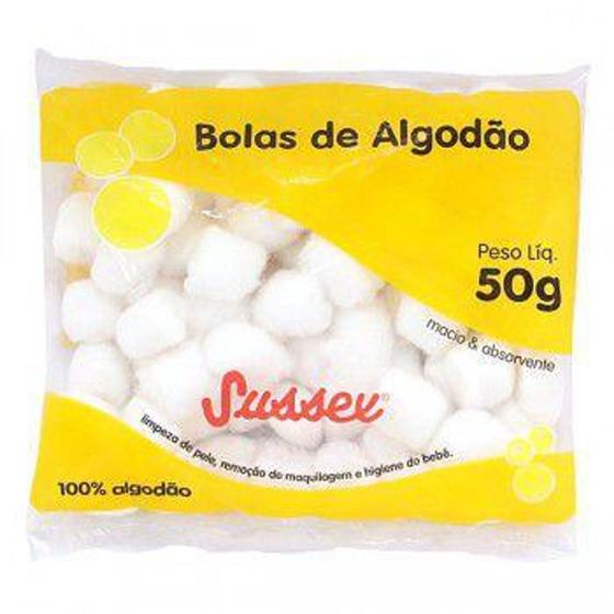 Imagem de Algodão Sussex Bola Branca 50g