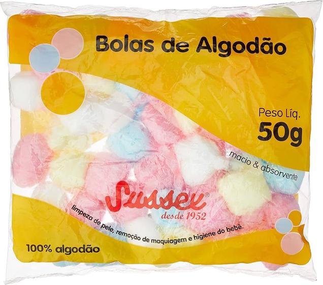 Imagem de Algodão Sussex Bola Colorido 50g