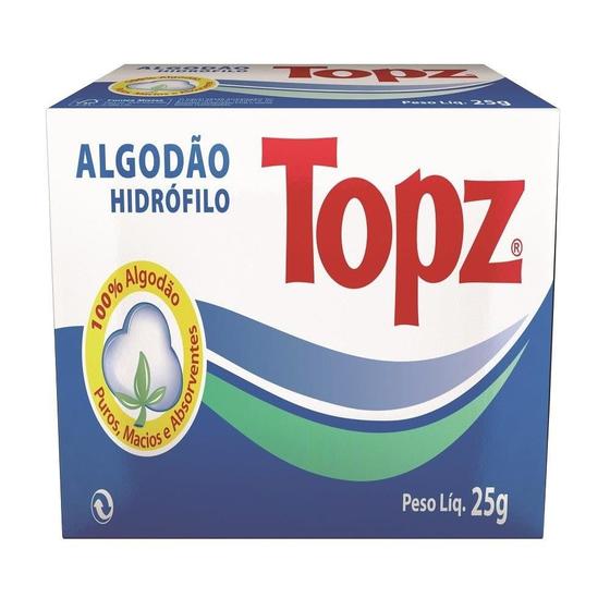 Imagem de Algodao topz rolo hidrifilo 10x25g
