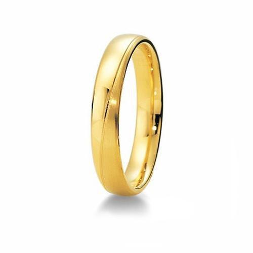 Imagem de Aliança de Casamento Masculina em Ouro 18k 4,5mm Anatômica WM Jóias