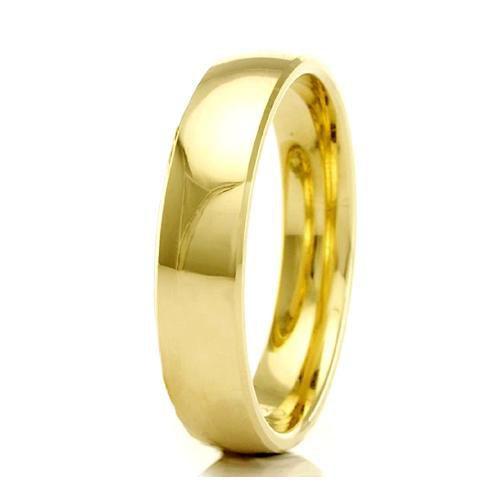 Imagem de Aliança de casamento masculina em Ouro 18k 750 WM Joias 4MM M2313