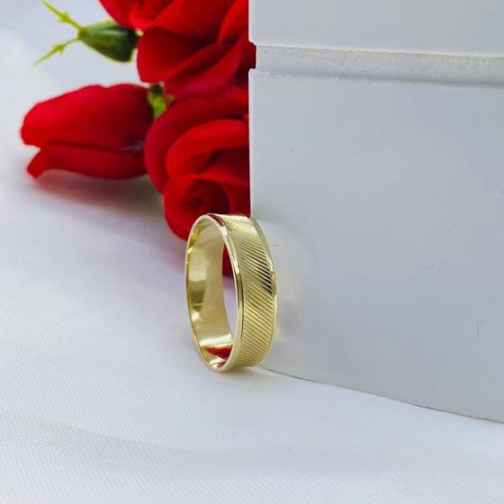 Imagem de Aliança noivado e casamento 034 ouro 18k 750 1.7 5mm