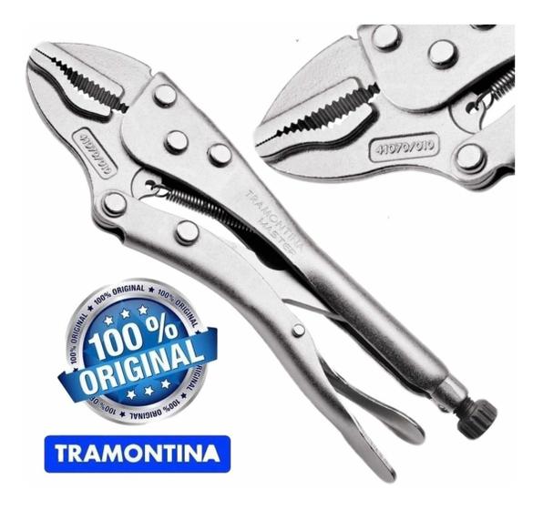 Imagem de Alicate Aço Cromado Resistente Mordente Triangular Original