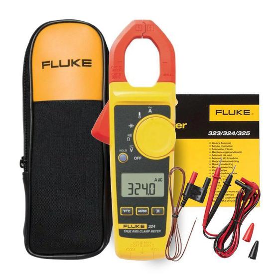 Alicate Amperímetro Digital 324 400a Ac-600v Fluke Menor preço em Alicate Amperímetro Digital 324 400a Ac-600v Fluke