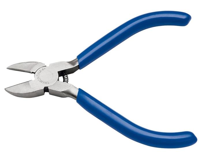 Imagem de Alicate com Corte Diagonal Tramontina Basic Azul 4"