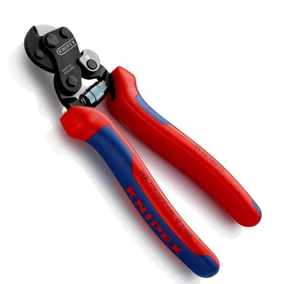 Imagem de Alicate Corta Cabos De Aço 160mm Knipex 95 62 160 TC