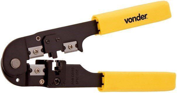 Alicate crimpador aco carbono 611 vonder Menor preço em Alicate crimpador aco carbono 611 vonder