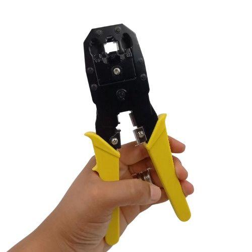Imagem de Alicate Crimpar Cabo De Rede Crimpador Rj45 Rj11 Rj12 Desencapar Profissional