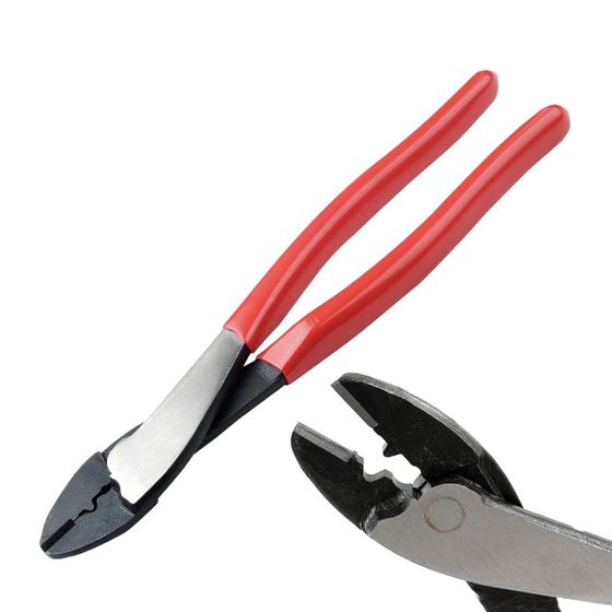 Imagem de Alicate Crimpar Prensar Terminal Conectores E Corte Fios
