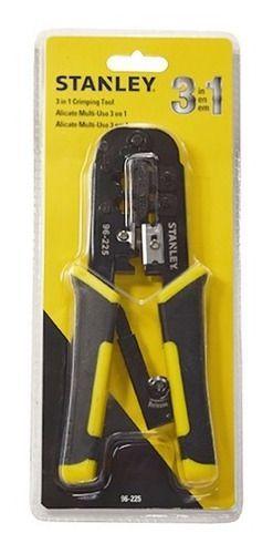 Alicate Crimpar Profissional 3x1 Rj11, Rj12 e Rj45 - Stanley Menor preço em Alicate Crimpar Profissional 3x1 Rj11, Rj12 e Rj45 - Stanley