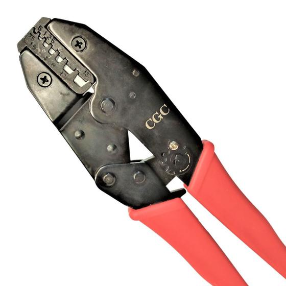 Imagem de Alicate Crimpar Terminal Tubular Ilhós 0,5 A 16 Mm² Gc-336e2 Com Catraca Crimpagem Aplicador Profissional Pré Isolados
