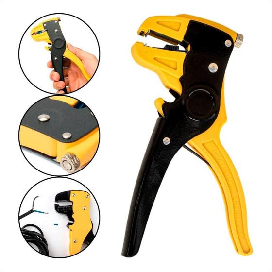 Imagem de Alicate De Corte Preciso Auto ajustável modelo 2 Em 1 ergonômico Corte Sem Fazer Esforço