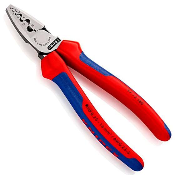 Imagem de Alicate de Crimpagem 0,25  16mm Knipex 97 72 180