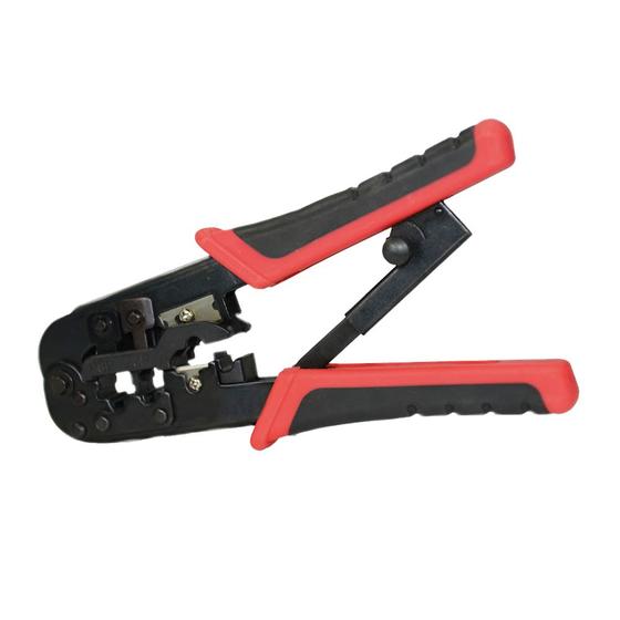 Imagem de Alicate de Crimpar com Catraca Hikari HK-303 RJ45 RJ12 RJ11